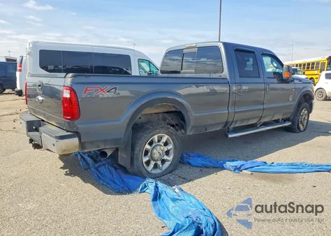 2015 Ford F350 Lariat Srw 4Wd 6.7L V8 Tdsl Crew из США, поврежденный, VIN 1FT8W3BT2FEA80469